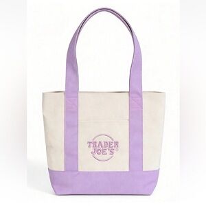 Purple Trader Joe’s Mini Tote Bag - Pastel Purple